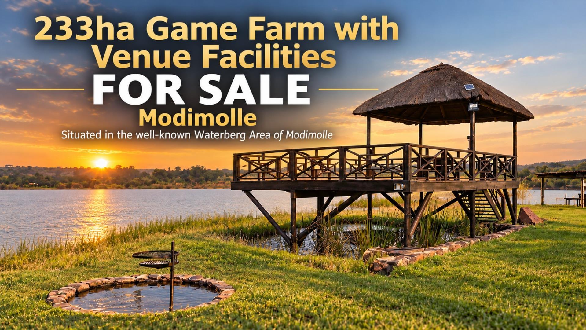 11 Bedroom Game Farm or Lodge for Sale - Limpopo